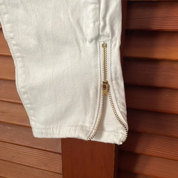 White House Black Market white ankle pant - Picture 4 of 6